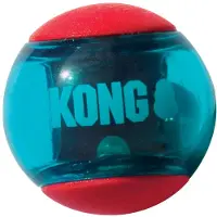 Kong Bal Squeezz Action Medium D 6,5 Cm 3 Stuks