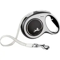 Flexi Rollijn New Comfort Tape L Zwart 5 M
