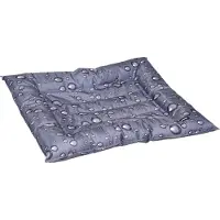 Flamingo Koelmat hond - verkoelend hondenbed - M - 76x66x6 cm - Drop Grijs - comfortabele koelmat met verkoelende gel