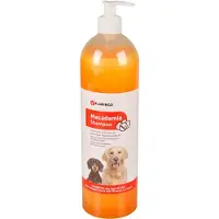 Flamingo Hondenshampoo Macadamia – 1L – geschikt voor elk vachttype – herstellende en hydraterende hondenshampoo – vachtverzorging