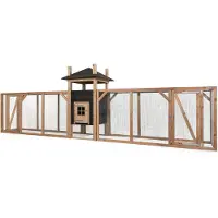 Voldux Hooiberg Ties XXL - Kippenhok met ren - 697x125x225cm