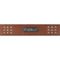 Flamingo Halsband sedona leder fitting bruin 43-50 cm 37 mm Flamingo