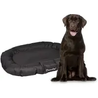 Flamingo Hondenkussen Dreambay Zwart Rond 100 x 75 cm