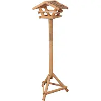 Flamingo Voederhuis Lucar + staander vogels - Vogelhuisje