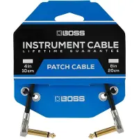 BOSS 18"/45CM Patch Cable with Pancake Jack Plugs