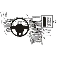 Brodit ProClip houder geschikt voor Audi Q3 2012-2018 Center mount