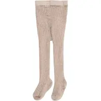 Mp Denmark Meisjes Beenmode Cotton Rib Tights - Zand - Maat 60
