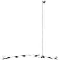Delabie DUHA, manchet, borgstif, verticaal verschuifbaar, diameter 32mm, geëxtrudeerd, verchroomd.