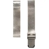 KRAEK Zilver Mesh- horlogebandje met quick release - 16 mm bandje - Easy click