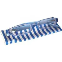 Hip Leesbril blauw streep +1.0