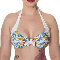 Banned - Shoreline Bikinitop - Bloemen - L - Multicolours