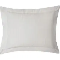 ISleep Satijnstreep Kussensloop - 60x70 cm - Zilver