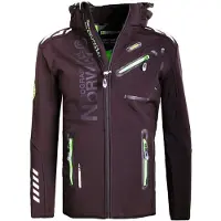 Geographical Norway Softshell Jas Heren Zwart Royaute - L