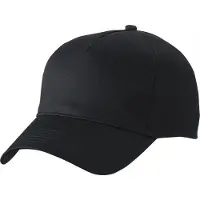 Myrtle beach 50x stuks 5-panel baseball petjes /caps in de kleur zwart voor volwassenen - Voordelige zwarte caps