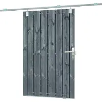 Tuindeco Tuinhekdeur recht hardhout 90 cm