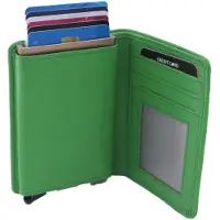 Patchi Portemonnee met Figuretta Cardprotector - met ritsje - Groen