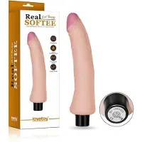 Lovetoy Realistische zachte vibrator 23 cm