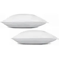 ISleep Belgisch Hoofdkussen Set (2 Stuks) - Puntkussen - Dreampearls - 60x60 cm - Wit