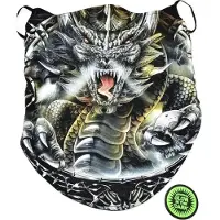 Wild Design Biker sjaals - Biker-sjaal Draak en Schedel