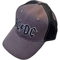 Rock Off AC/DC - Black Logo Baseball pet - Grijs/Zwart