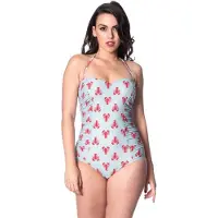 Dancing Days - LOBSTER Badpak - S - Blauw