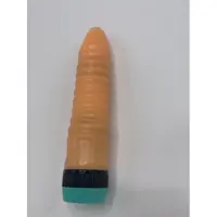 Hydas - Stevige Ribbel Vibrator - voor echt gevoel - Multispeed - Beige - 18 cm - neutrale Cadeaubox - ideaal om te geven of te ontvangen - art 860