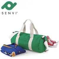 Bagbase Senvi Retro Schoudertas/Weekendtas - Kleur Kelly Groen/Wit - 20 Liter