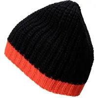 Myrtle beach - Unisex Wintersport Muts (Zwart/Rood)