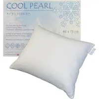 ISleep Cool Pearl Hoofdkussen | Koel Slapen | Actief Verkoelende Tijk | Ventilerend | Anti Allergisch & Wasbaar | 60x70 cm