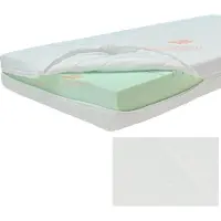 Slaaploods.nl Matrashoes Met Rits - Comfort - Anti Allergie - 90x200 cm - Hoogte 24 cm