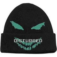 Ginza.se Disturbed - Green Face Beanie Muts - Zwart