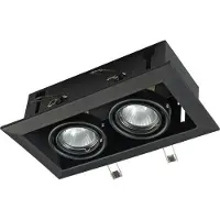 Maytoni DL008-2-02-B, 2 lampen, GU10 fitting, IP20, zwart