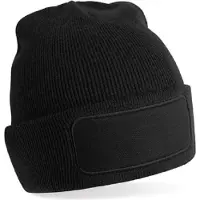 Beechfield Muts-Beanie-Zwart-unisex