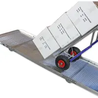 Datona - Oprijplaat extra breed - inklapbaar - 180 cm rijplaat rijgoot