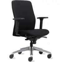 Euroseats Bureaustoel Milano synchroom zwart