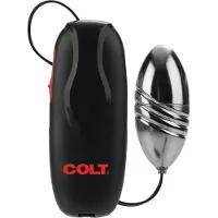 Colt - Turbo Bullet - Vibrerend Eitje - Zilver