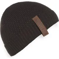 Knit Factory Jazz Beanie - Donkerbruin - One Size