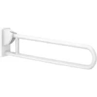 Delabie DEL toiletsteun, RVS (RVS), wit, (lxb) 850x110mm, opklapbaar
