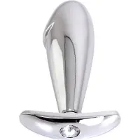 Kiotos - RVS Buttplug Met ribbel Voor prostaat stimulatie En Handvat