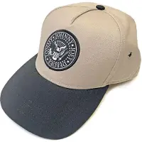 Rock Off Ramones - Presidential Seal Snapback Pet - Creme/Zwart