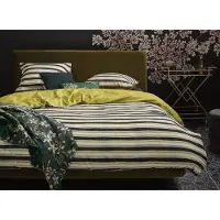 Essenza Home dekbedovertrek Lyra mustard - extra kussensloop (60x70 cm)
