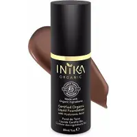 Inika Organic Certified Organic Liquid Foundation Minerale make-up 30 ml Cocoa