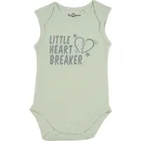Fun2Wear Romper little heart Green maat 62
