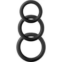 Shots Twiddle Rings in 3 maten