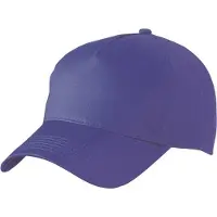 Myrtle beach 5x stuks 5-panel baseball petjes /caps in de kleur paars voor volwassenen - Voordelige paarse caps
