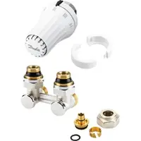 Danfoss RAE K onderblokset haaks voor radiatoren met M30 insert aansluiting 1/2" 013G5177