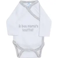 Petit villain Ik Ben Mama's Knuffel!! Maat 56 3m Wit Romper