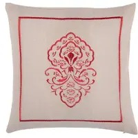 Clayre & Eef Kussenhoes 40*40 cm Rood | KT020.090R |