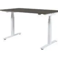 Schaffenburg Zit Sta Bureau - Plus Elek 160x80 logan eik - wit frame