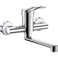 Delabie Muurmgkrn Securit EP vr spoelt draaib uitl L150,open gr,S-kop